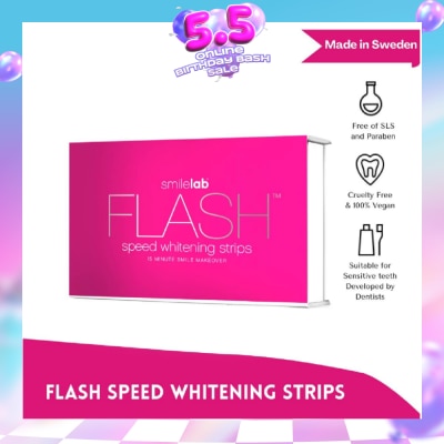 SMILE LAB - Flash Speed Whitening Strips 10s