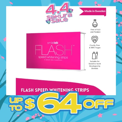 SMILE LAB - Flash Speed Whitening Strips 10s