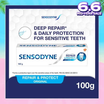 SENSODYNE Sensitive Teeth Oral Care Toothpaste Deep Repair & Protect (Dental Sensitivity Relief) 100g