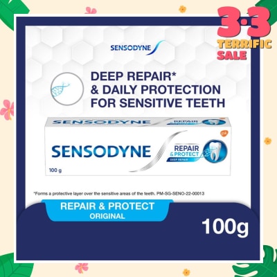 SENSODYNE Sensitive Teeth Oral Care Toothpaste Deep Repair & Protect (Dental Sensitivity Relief) 100g