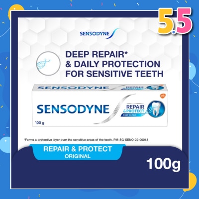 SENSODYNE Sensitive Teeth Oral Care Toothpaste Deep Repair & Protect (Dental Sensitivity Relief) 100g