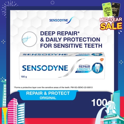 SENSODYNE Sensitive Teeth Oral Care Toothpaste Deep Repair & Protect (Dental Sensitivity Relief) 100g