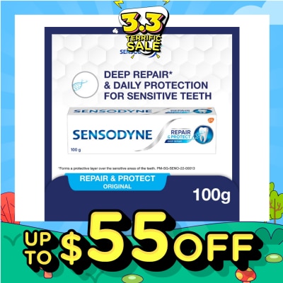 SENSODYNE Sensitive Teeth Oral Care Toothpaste Deep Repair & Protect (Dental Sensitivity Relief) 100g