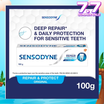 SENSODYNE Sensitive Teeth Oral Care Toothpaste Deep Repair & Protect (Dental Sensitivity Relief) 100g