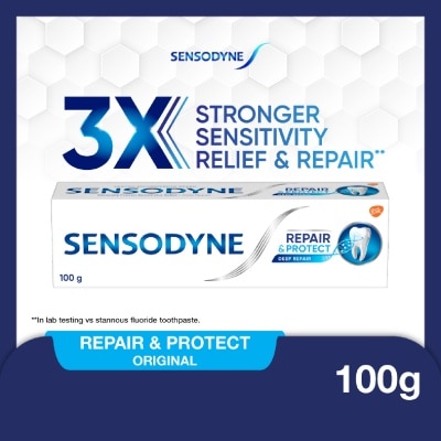 SENSODYNE - Sensitive Teeth Oral Care Toothpaste Deep Repair & Protect (Dental Sensitivity Relief) 100g image