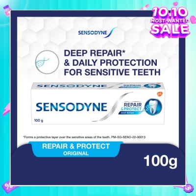 SENSODYNE Sensitive Teeth Oral Care Toothpaste Deep Repair & Protect (Dental Sensitivity Relief) 100g