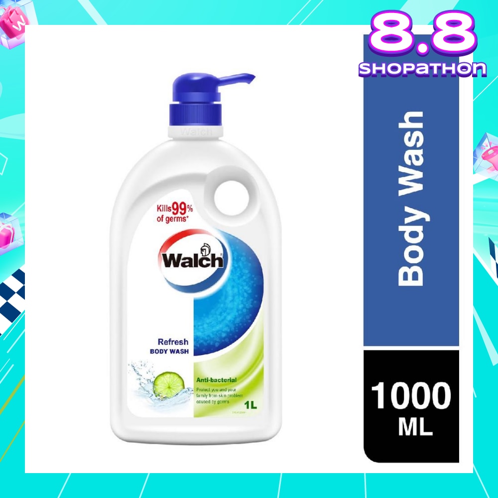 Anti-bacterial Body Wash Refresh (Kills 99.9% Harmful Germs) 1000ml (Expiry: Oct`2025)
