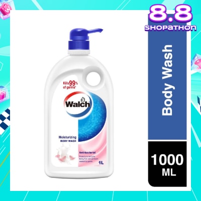 WALCH Anti-bacterial Body Wash Moisturising 1000ml (Expiry: Nov`2025)
