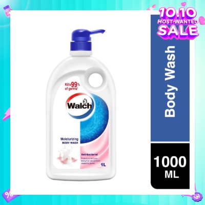 WALCH Anti-bacterial Body Wash Moisturising 1000ml (Expiry: Nov`2025)