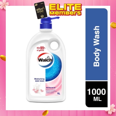 WALCH Anti-bacterial Body Wash Moisturising 1000ml (Expiry: May`2026)