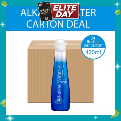 WATSONS Alkaline Water 9.0 +Ion (With Positive Electrolytes + Detoxifies Body) 420ml x 24s (per carton) image