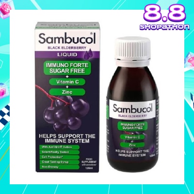 SAMBUCOL Immuno Forte Sugar Free (UK Version) 120ml