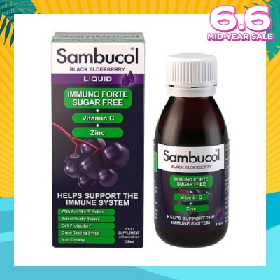SAMBUCOL Immuno Forte Sugar Free (UK Version) 120ml