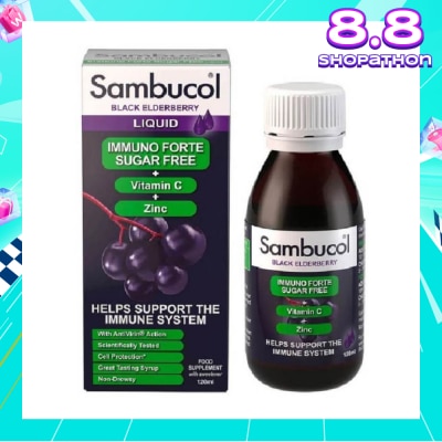 SAMBUCOL Immuno Forte Sugar Free (UK Version) 120ml