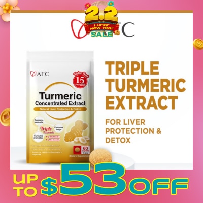 AFC Turmeric Concentrated Extract 60s