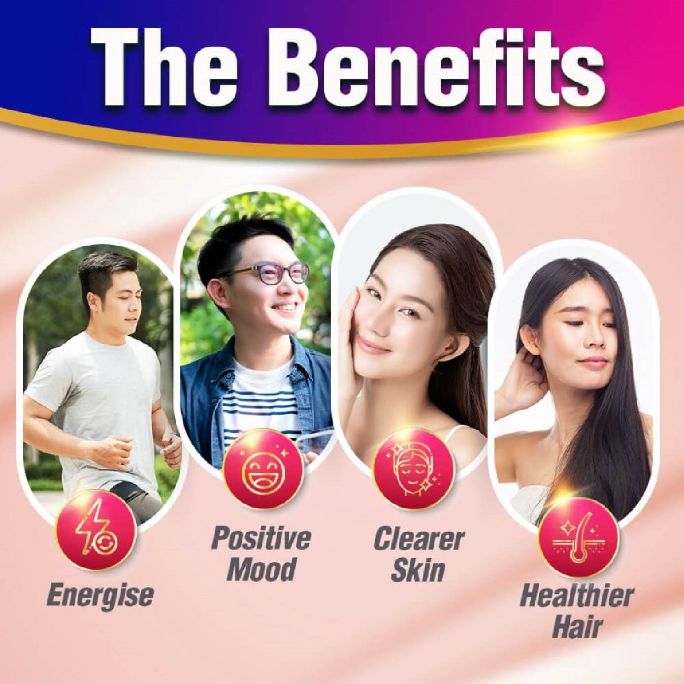 Vitamin B Complex Energy Brain Skin Hair & Nail Support Capsule 30s