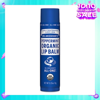 DR BRONNER'S Peppermint  Organic Lip Balm 4 g