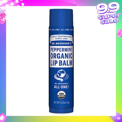 DR BRONNER'S Peppermint  Organic Lip Balm 4 g