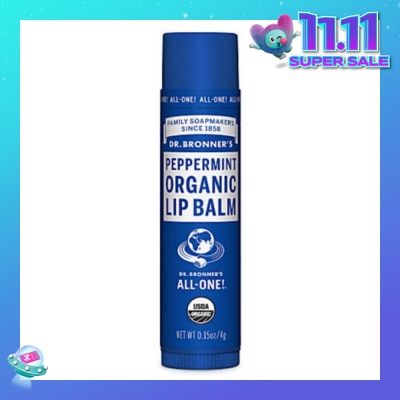 DR BRONNER'S Peppermint  Organic Lip Balm 4 g