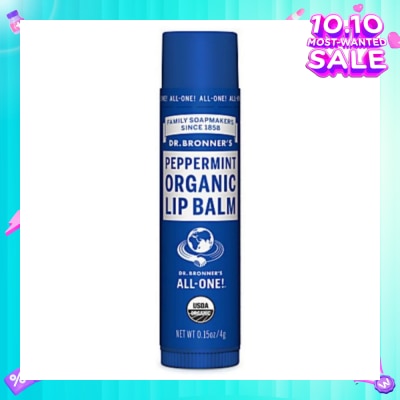 DR BRONNER'S Peppermint  Organic Lip Balm 4 g