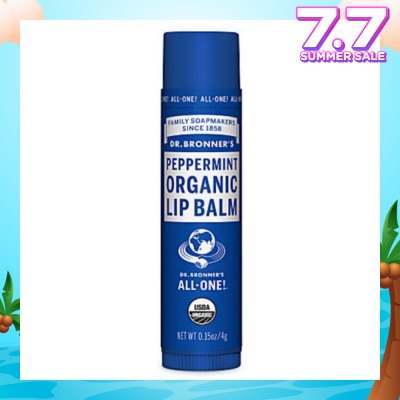 DR BRONNER'S Peppermint  Organic Lip Balm 4 g