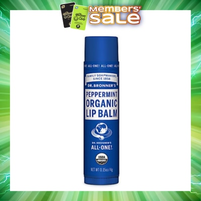 DR BRONNER'S - Peppermint  Organic Lip Balm 4 g