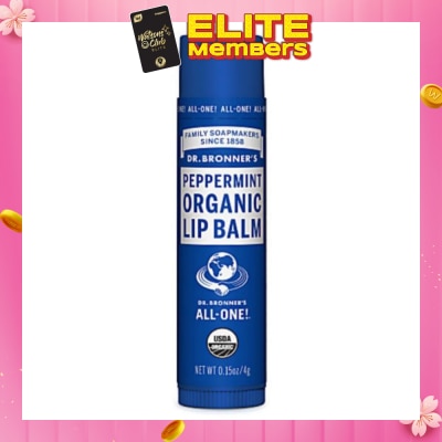 DR BRONNER'S Peppermint  Organic Lip Balm 4 g