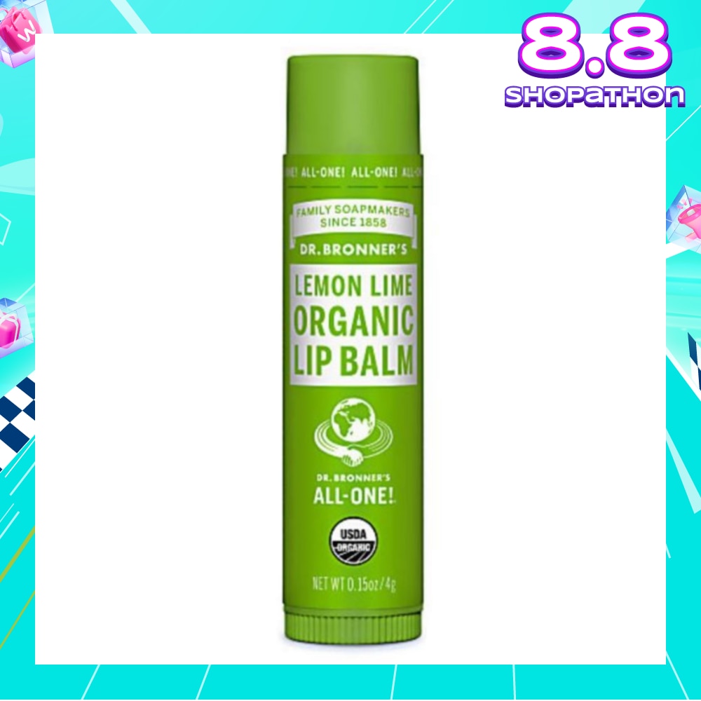 Lemon Lime Organic Lip Balm 4g