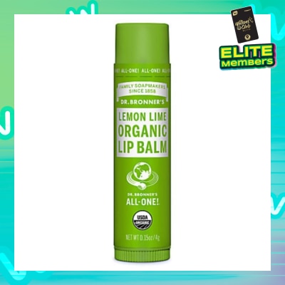 DR BRONNER'S Lemon Lime Organic Lip Balm 4g