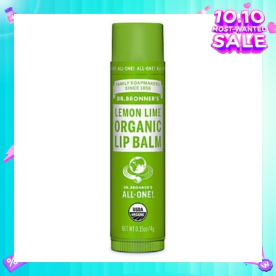 DR BRONNER'S Lemon Lime Organic Lip Balm 4g