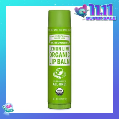 DR BRONNER'S Lemon Lime Organic Lip Balm 4g