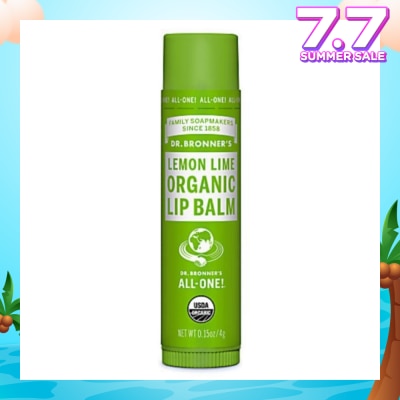 DR BRONNER'S Lemon Lime Organic Lip Balm 4g