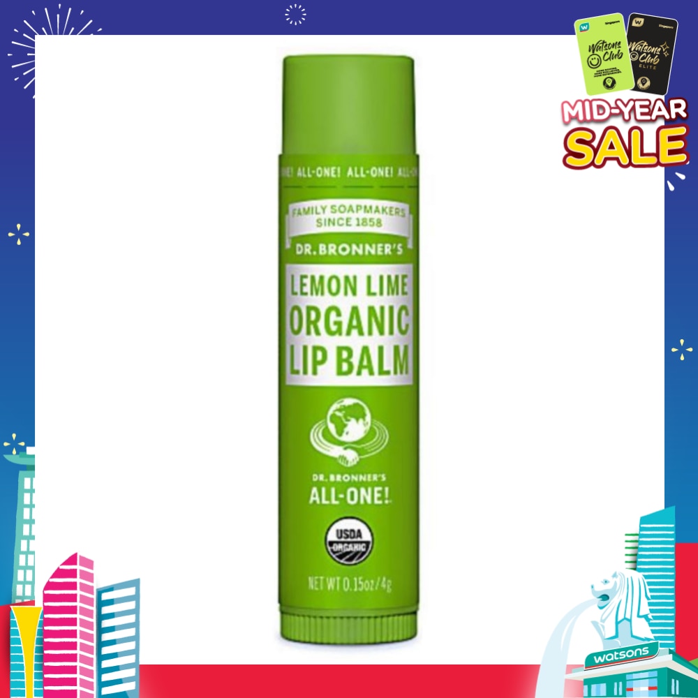 Lemon Lime Organic Lip Balm 4g