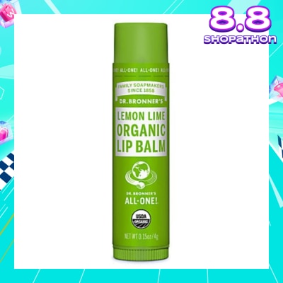 DR BRONNER'S Lemon Lime Organic Lip Balm 4g
