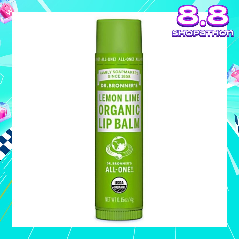 Lemon Lime Organic Lip Balm 4g