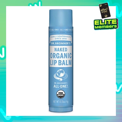 DR BRONNER'S Naked Organic Lip Balm (Extra Moisturization with Avocado Oil) 4g