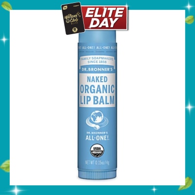 DR BRONNER'S Naked Organic Lip Balm (Extra Moisturization with Avocado Oil) 4g image