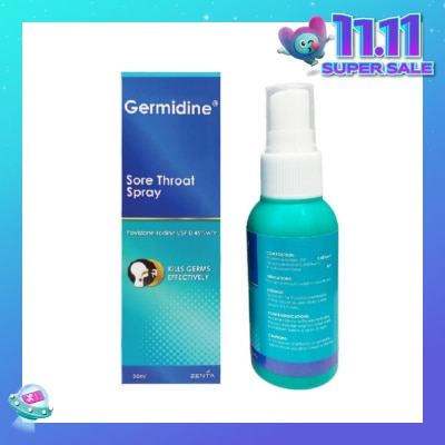 GERMIDINE Sore Throat Spray (For Symptomatic Relief Of Sore Throat) 50ml