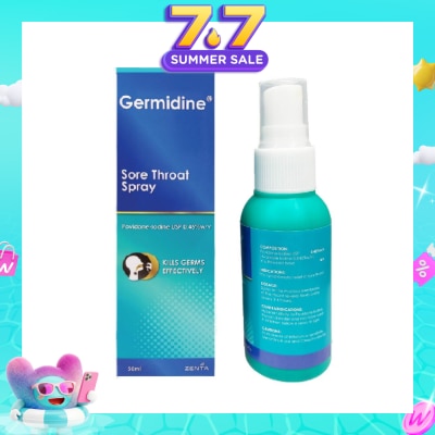 GERMIDINE - Sore Throat Spray (For Symptomatic Relief Of Sore Throat) 50ml