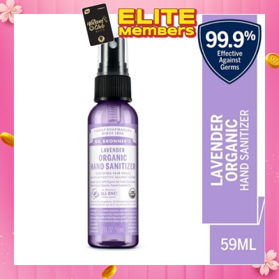 DR BRONNER'S Lavender Hand Sanitizer 59ml