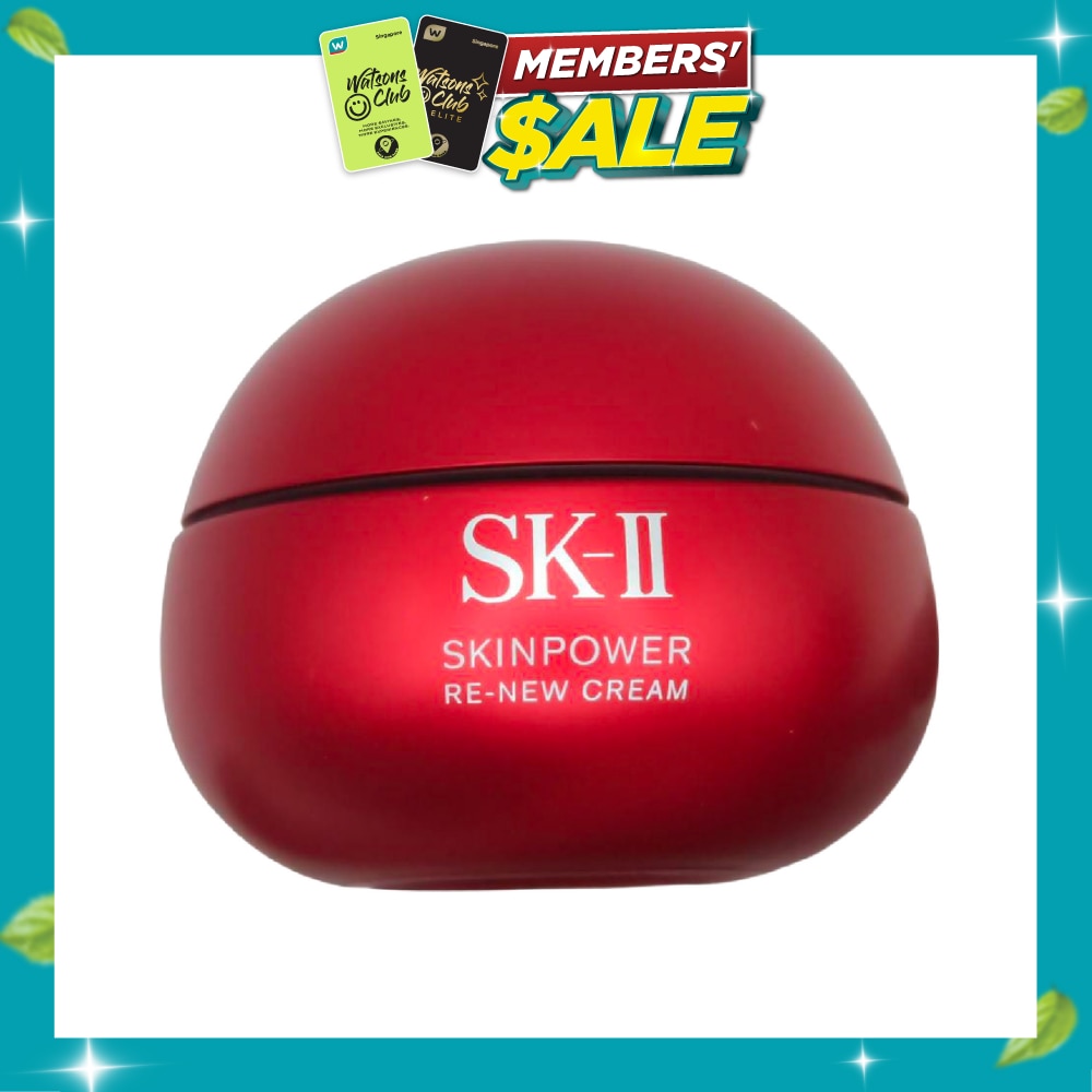 SK II Skinpower Re-New Cream 50g | Face | Watsons Singapore