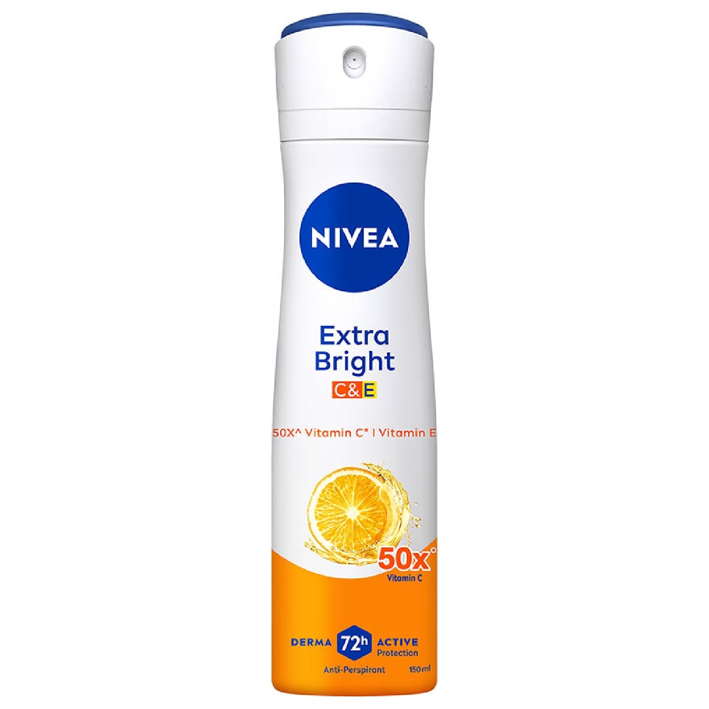 Extra Bright C&E Deodorant Vitamin Spray (Lasting Fragrance + Repair & Protect with Power 5X Radiance + Silky Smooth Skin) 150ml
