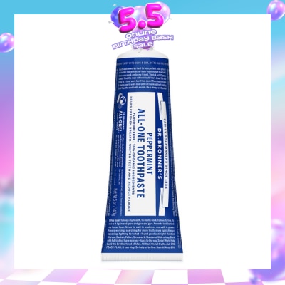 DR BRONNER'S - Peppermint Toothpaste 140 g