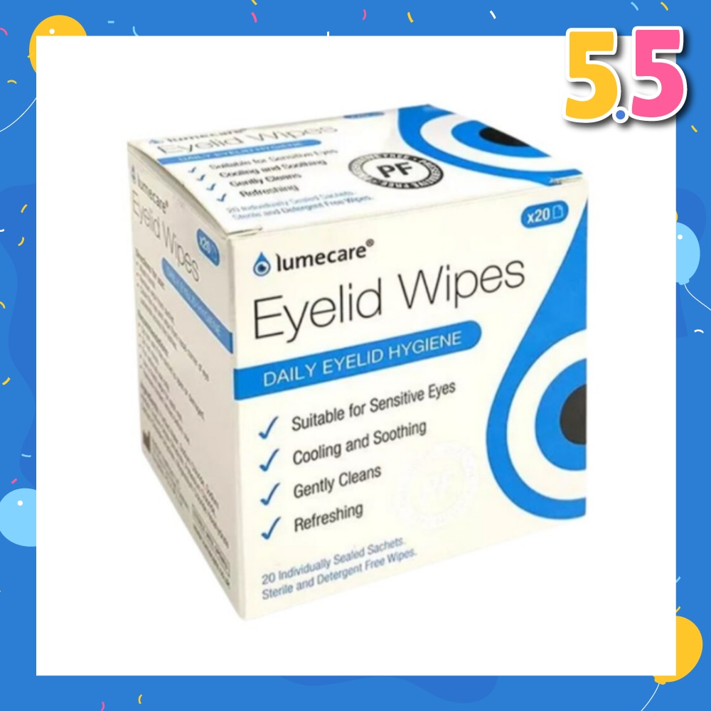 Hyprmellose Eyelid Wipes (Suitable For Babies & Adults With Sensitive Eyes & Skin) 1s