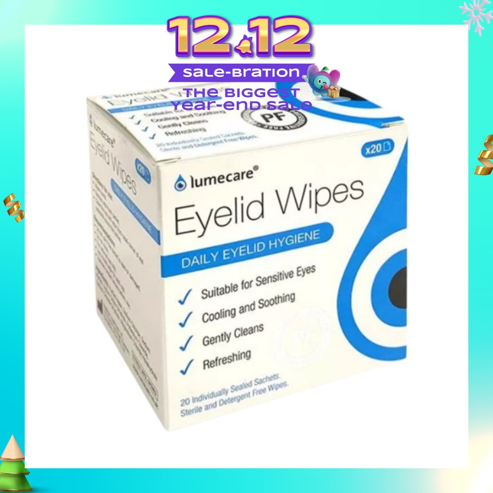 Hyprmellose Eyelid Wipes (Suitable For Babies & Adults With Sensitive Eyes & Skin) 1s