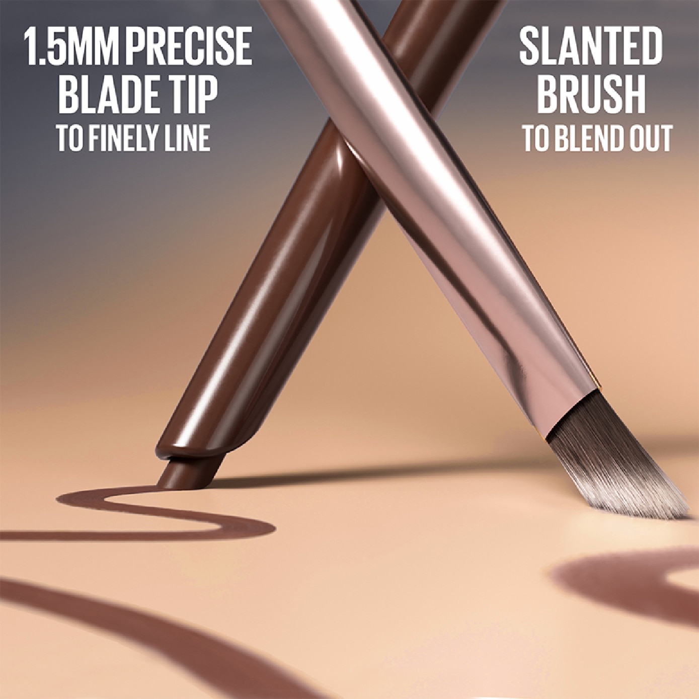 Sculpting Stix 2-In-1 Eyeliner Diffused Brown 1s