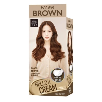 MISE-EN-SCÈNE Hello Cream 6WB Warm Brown (Hair Colour + Early Grey Hair Coverage) 1s