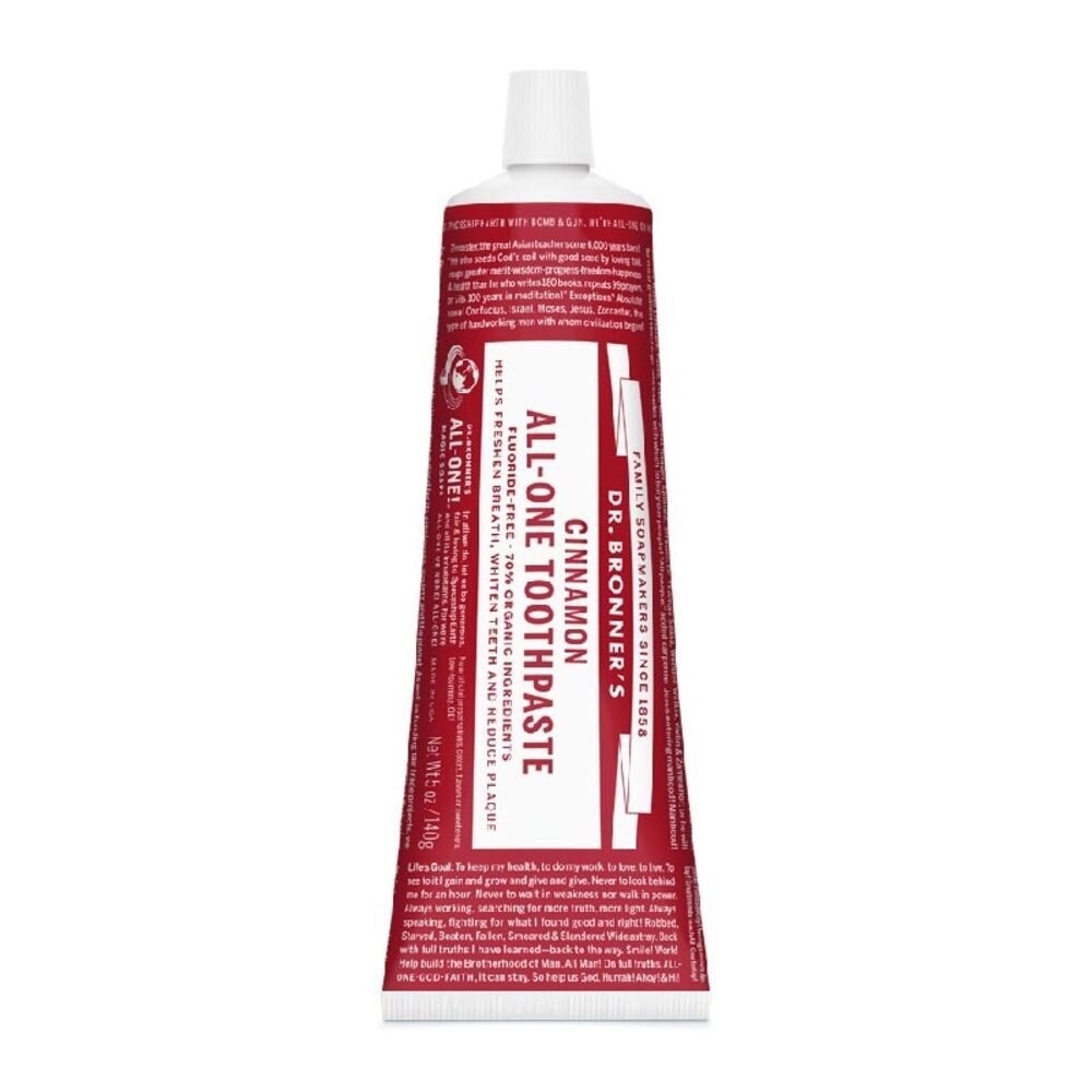 Cinnamon All One Toothpaste Fluoride Free (Helps Freshen Breath Whiten Teeth & Reduce Plaque) 140g