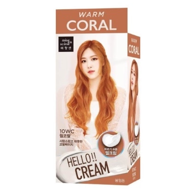 MISE-EN-SCÈNE Hello Cream 10WC Warm Coral (Hair Colour + Early Grey Hair Coverage) 1s