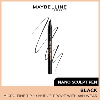 MAYBELLINE - Nano Sculpt Pen Eyeliner Black 1s